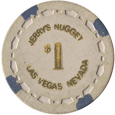 Jerry's Nugget Casino North Las Vegas Nevada $1 Chip 1964