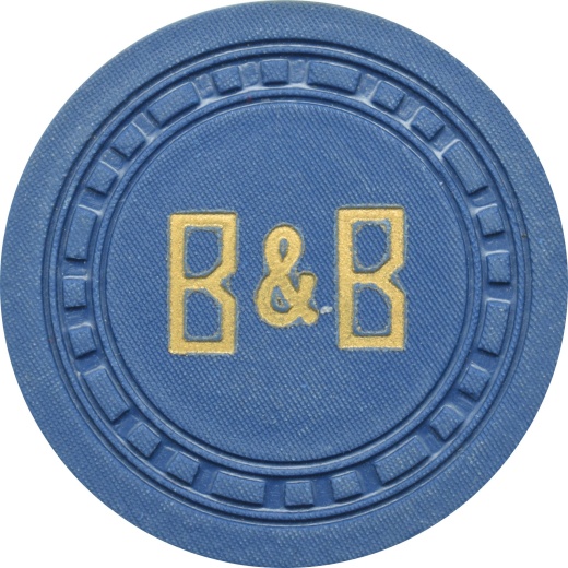 Buy B & B Card Room Casino Bakersfield California $1 Chip Online