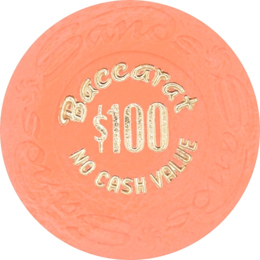 Sands Casino Las Vegas Nevada $100 Baccarat Ncv Chip 1981