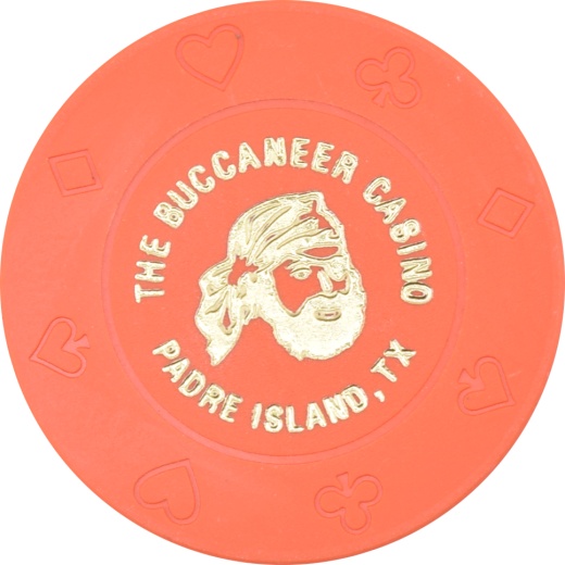 The Buccanneer Fantasy Casino Padre Island Texas $25 Chip
