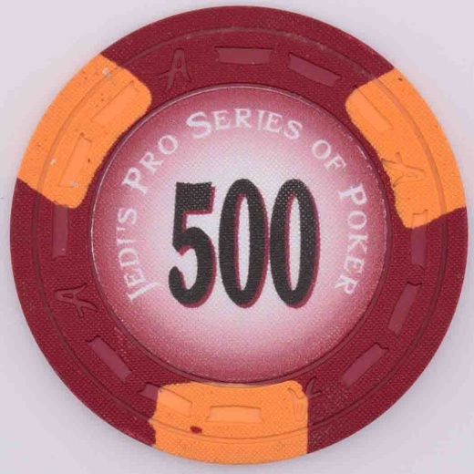 Jedi's Pro Series Of Poker 500 Denom A Mold Chip