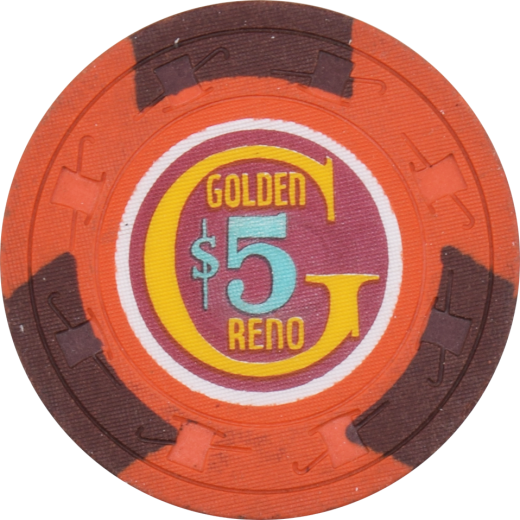 Golden Nugget Casino Reno Nevada $5 Chip 1963
