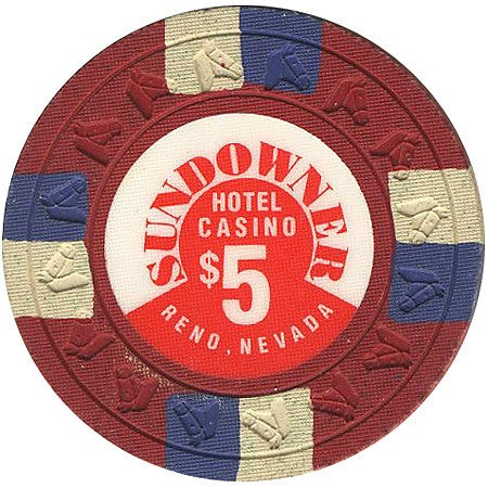 Sundowner Casino Reno Nevada $5 Chip 1994