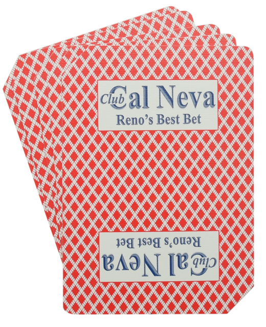 Club Cal Neva Casino Used Playing Cards Reno Nevada