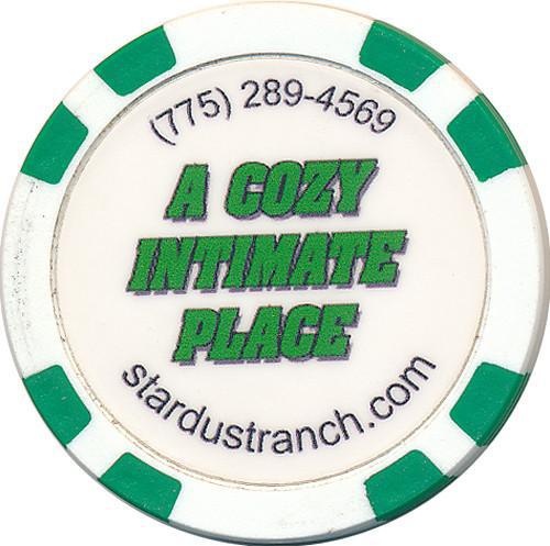 Brothel Stardust Ranch Ely, NV Green/White Chip