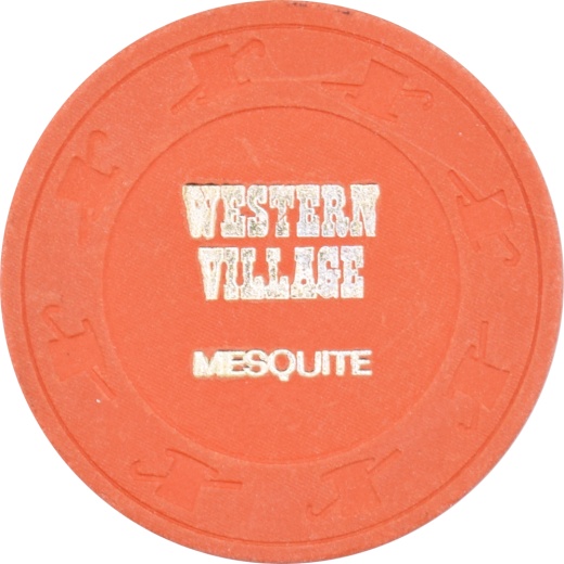 Western Village Casino Mesquite Nevada 50 Cent Chip 1976