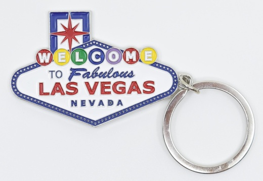 Key Chain Multi Color Las Vegas Sign - Spinettis Gaming Supplies
