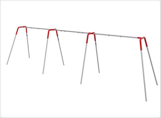 Sports Play Equipment 581-486F HD 3 Bay Combo Swing Frame & Hangers only