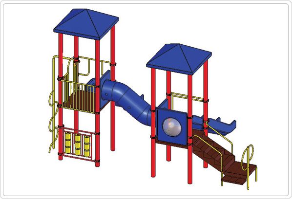 SportsPlay Seth Modular Play Structure - Playground Equipment