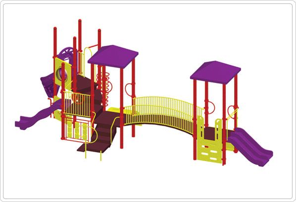 SportsPlay Alex Modular Play Structure - Playground Equipment