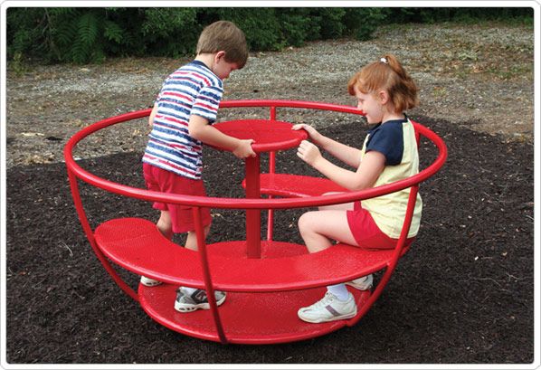SportsPlay Tea Cup Merry Go Round: 6' - Playground Roundabouts