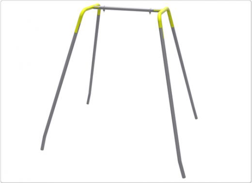 SportsPlay Swing Frame, To/Fro Hangers: Permanent - Wheelchair Accessible Swings