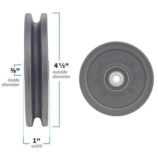 4.5" Pulley Nordic Track 159934 - High-Quality Replacement Part for Smooth and Reliable Performance