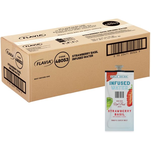 Flavia Strawberry Basil Infused Water Freshpack