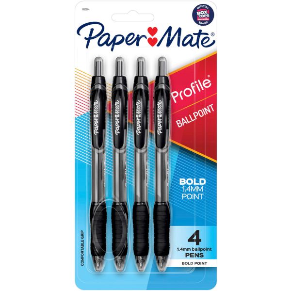 Paper Mate® InkJoy® Gel Pens, Medium Point, 0.7 mm, Black Barrel, Black  Ink, Pack Of 12