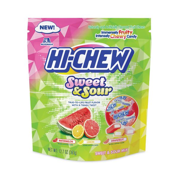 Hi-Chew Fruit Chews, Sweet And Sour, 12.7 Oz, 3/Pack