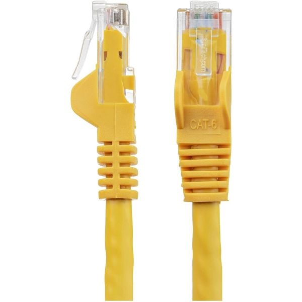 7Ft Cat6 Ethernet Cable - Yellow Snagless Gigabit - 100W Poe Utp 650Mhz Category 6 Patch Cord Ul Certified Wiring/Tia