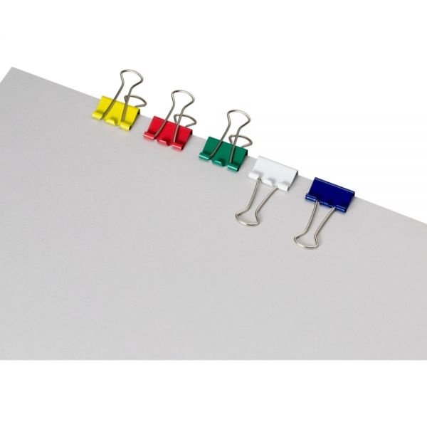 Officemate Assorted Colors Binder Clips, Small, 36/Pack