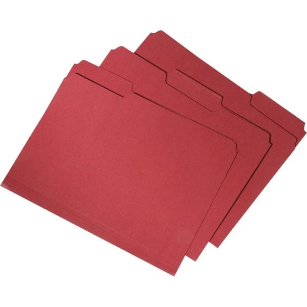 Skilcraft File Folders, Red, Box Of 100, (Abilityone 7530-01-566-4146)