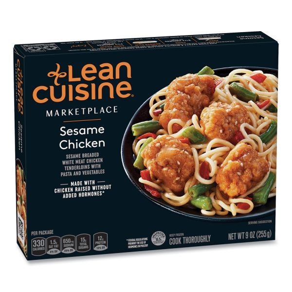Lean Cuisine Marketplace Sesame Chicken, 9 Oz Box, 3 Boxes/Pack