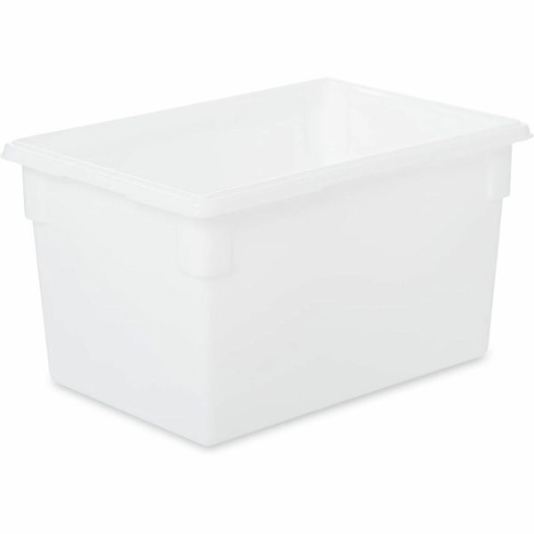 Rubbermaid Commercial Food/Tote Boxes, 21.5 Gal, 26 X 18 X 15, Clear, Plastic