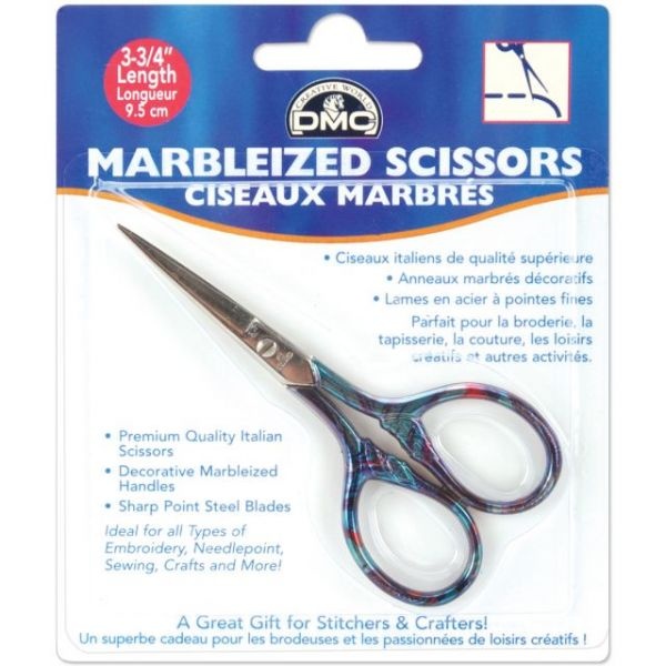 Marbleized Embroidery Scissors 3.75"