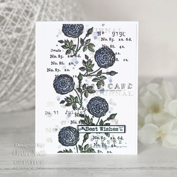 Creative Expressions A5 Clear Stamp Set By Sam Poole