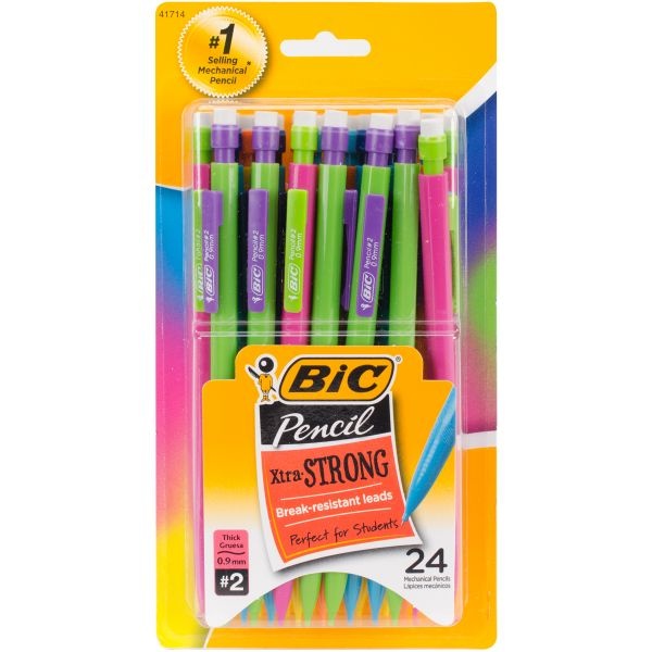 Bic Xtra Strong Mechanical Pencils 24/Pkg