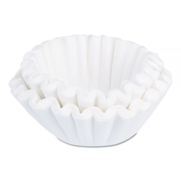 Bunn Commercial Coffee Filters, 6 Gal Urn Style, Flat Bottom, 25/Cluster, 10 Clusters/Pack