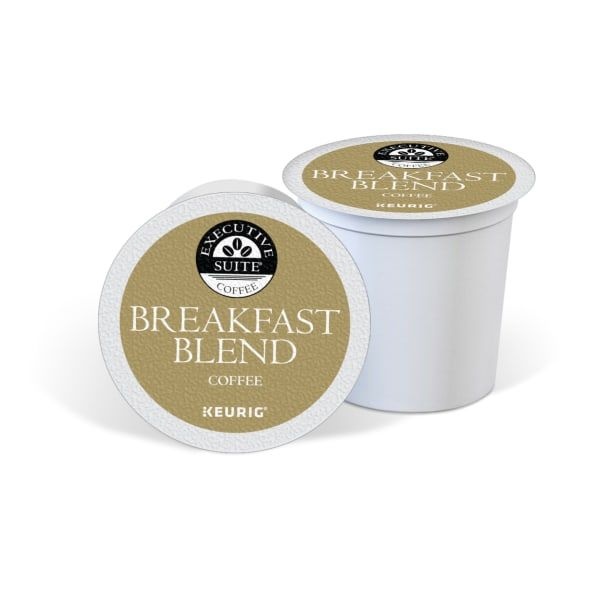 Executive Suite Coffee Single-Serve Coffee K-Cup Pods, Breakfast Blend, Carton Of 70