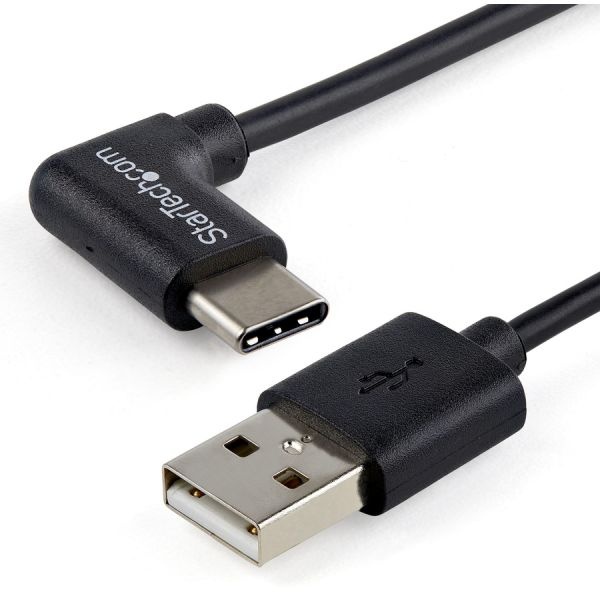 1M 3Ft Usb To Usb C Cable - Right Angle Usb Cable - M/M - Usb 2.0 Cable - Usb Type C - Usb A To Usb C Cable