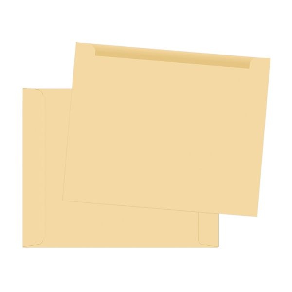 Quality Park Paper File Jackets, 9 1/2" X 11 3/4", Cameo, Box Of 100