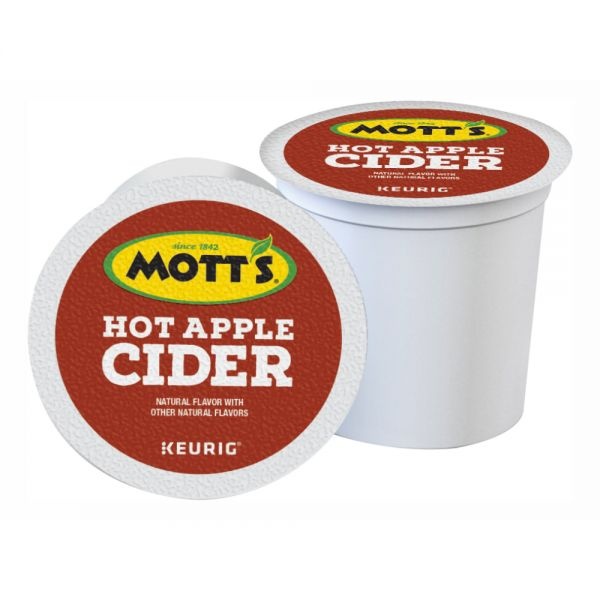 Mott's Single-Serve K-Cup Pods, Hot Apple Cider, Pack Of 24