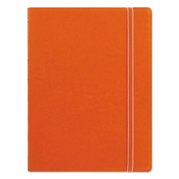Filofax Notebook, 1 Subject, Medium/College Rule, Orange Cover, 8.25 X 5.81, 112 Sheets
