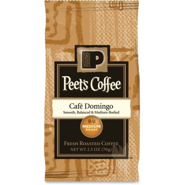 Peet's Coffee & Tea Coffee Portion Packs, Café Domingo Blend, Medium Roast, Frack Pack Makes 8 Cups, 18 Cups/Box