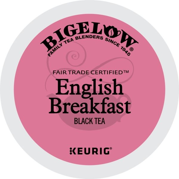 Bigelow English Breakfast Tea Single-Serve K-Cups, Box Of 24