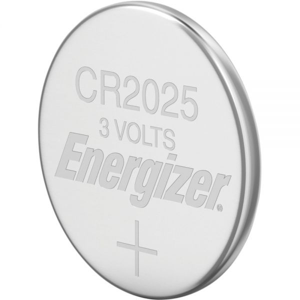 Energizer 2025 Lithium Coin Battery, 3V, 2/Pack