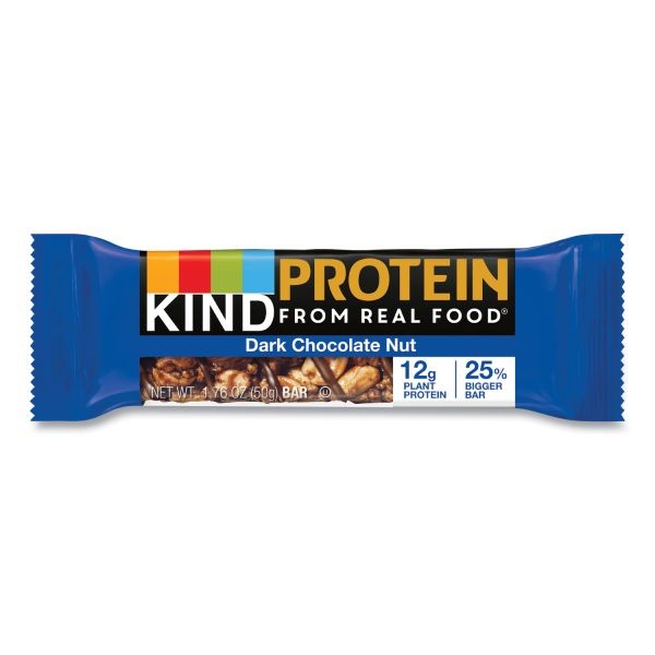 Kind Protein Bars, Double Dark Chocolate, 1.76 Oz, 12/Pack