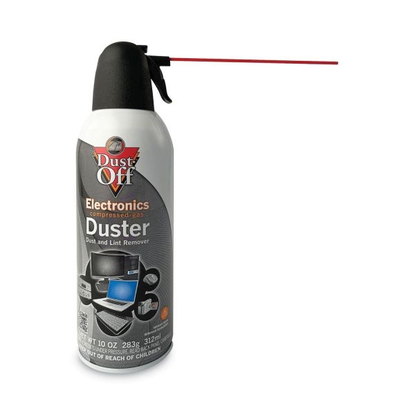 Dust-Off Disposable Compressed Air Duster, 10 Oz Can, 2/Pack