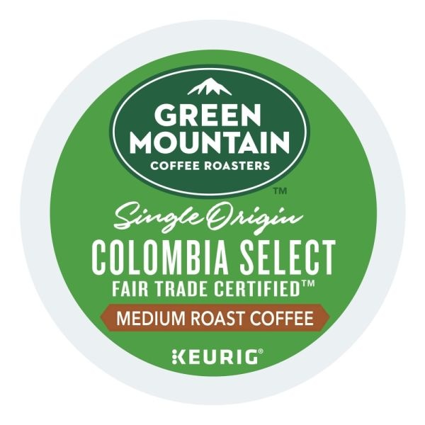 Green Mountain Coffee K-Cups, Colombian Fair Trade Select, Medium Roast, 96 K-Cups