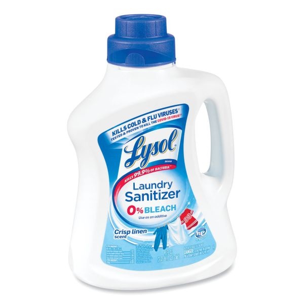Lysol Brand Laundry Sanitizer, Liquid, Crisp Linen, 90 Oz