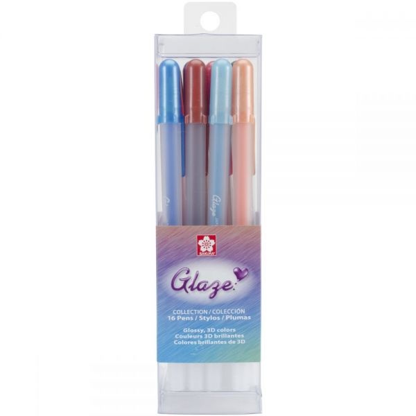 Gelly Roll Glaze Bold Point Pens 16/Pkg