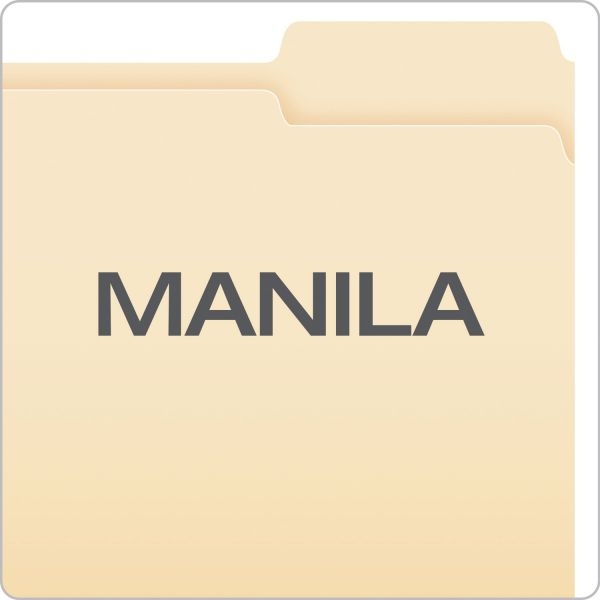 Pendaflex Manila File Folders, 1/3-Cut Tabs: Right Position, Letter Size, 0.75" Expansion, Manila, 100/Box