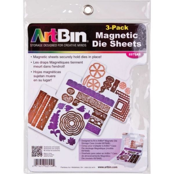 Zutter Magnetic Die & Stamp Storage Refill Sheets 3/Pkg