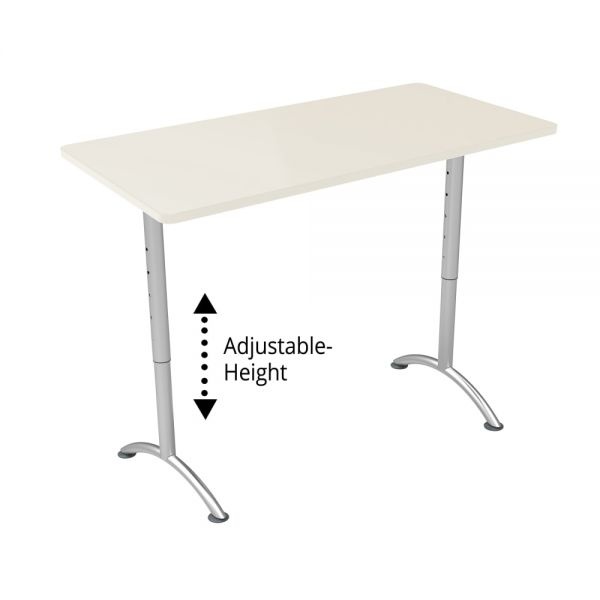 Workpro Flex Collection Rectangle Table Top, Gray