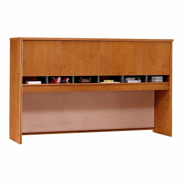 Bush Business Furniture Series C Collection 72W 4 Door Hutch In Natural Cherry
