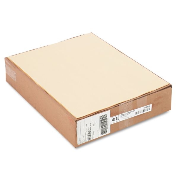 Pacon Manila Drawing Paper, 18" X 24", 50 Lb, Pack Of 500 Sheets