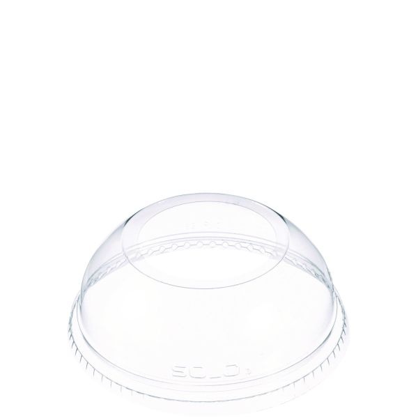 Dart Open-Top Dome Lid, Fits 16 Oz To 24 Oz Plastic Cups, Clear, 1.9" Dia Hole, 1,000/Carton