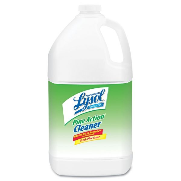 Professional Lysol Brand Disinfectant Pine Action Cleaner Concentrate, 1 Gal Bottle