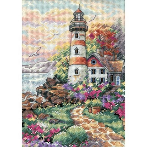 Dimensions Gold Petite Beacon At Daybreak Counted Cross Stitch Kit
